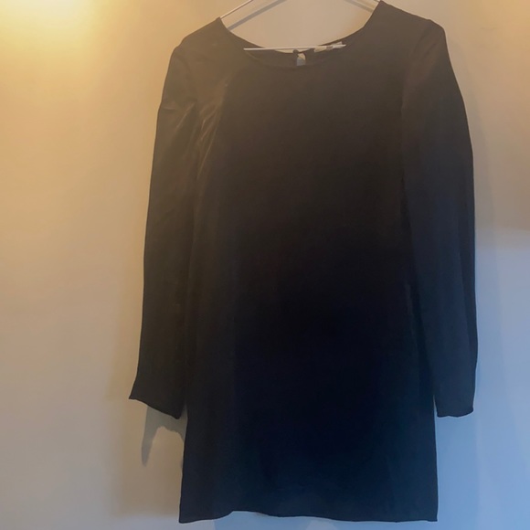 WILFRED FREE SILK BLACK MINI DRESS XXS - Picture 2 of 4